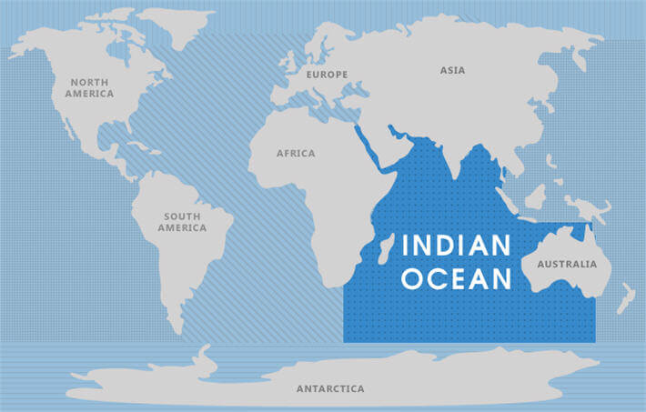 Hint Okyanusu Haritası