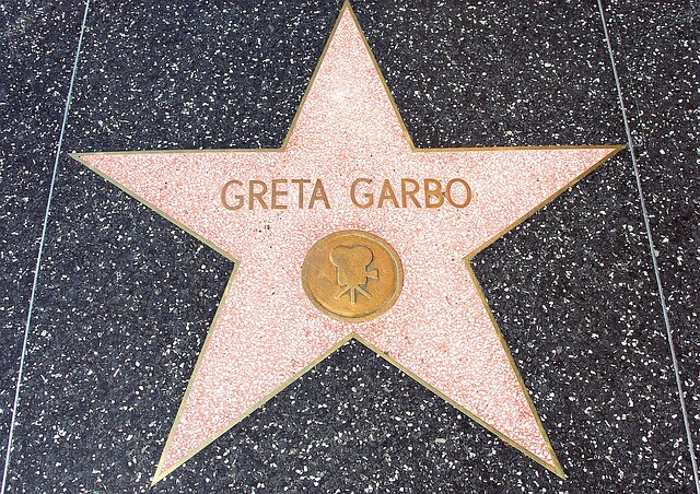 Hollywood Yıldızlar Bulvarından Bir Görünüm (Greta Garbo)