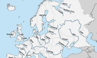 Avrupa Nehir Haritası