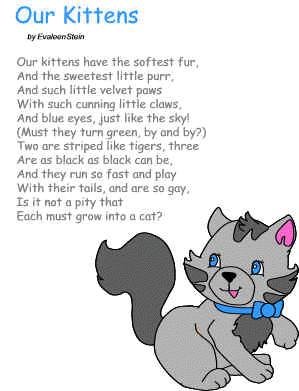 Kitty Poem for Kids