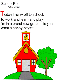 Scool Poem for Kids