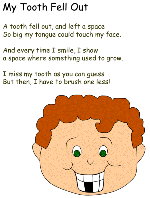Tooth Poem for Kids