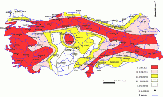 Türkiye Deprem Haritası