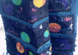 Gizli Galaksisi ile Uzay Pastası, Kesildiğinde İçinde Galaksi Görebileceğimiz Uzay Temalı Pasta Tarifi