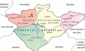 İç Anadolu Bölgesi Bölümleri