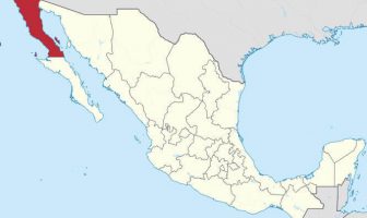 Baja California Eyalet Haritası