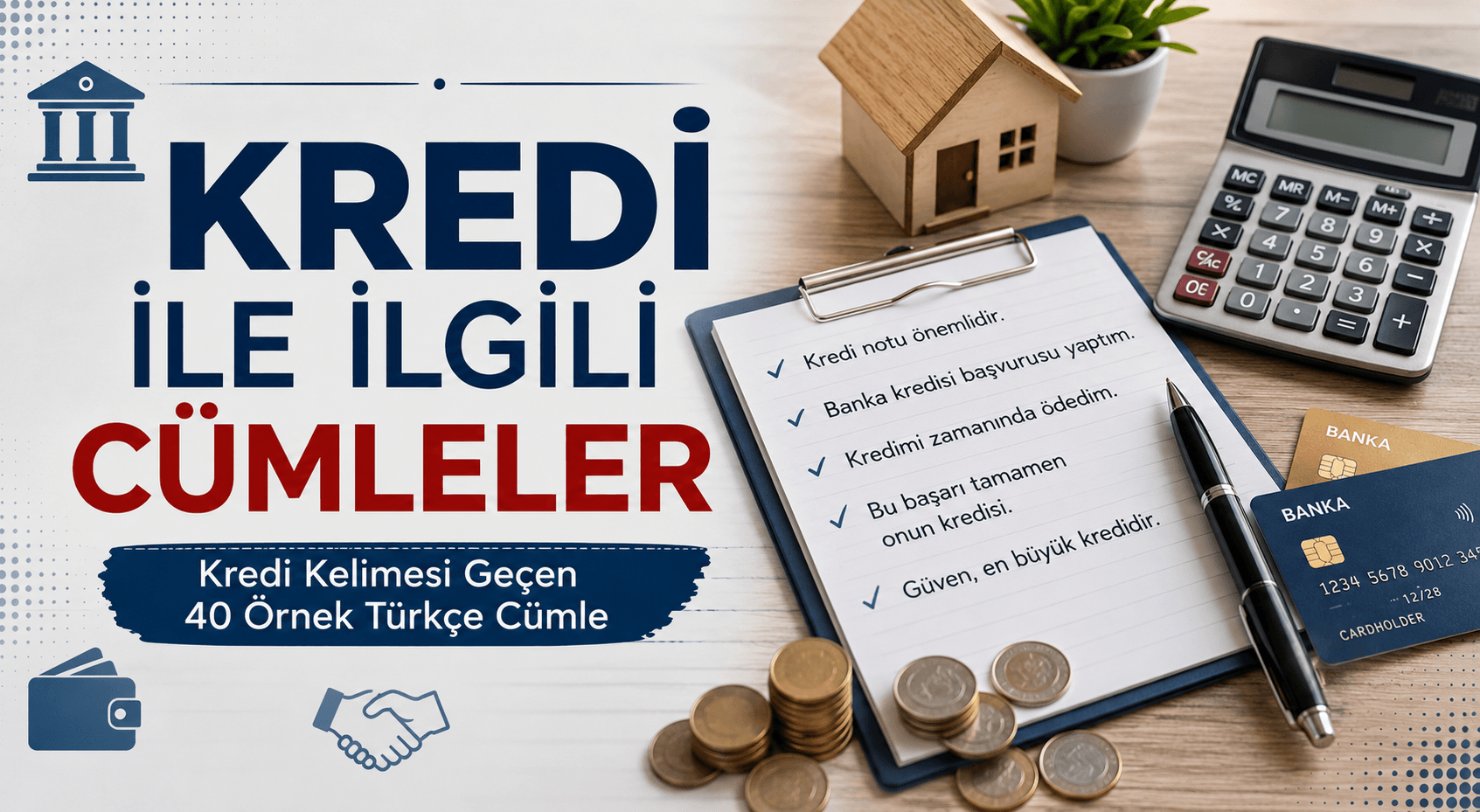 Kredi ile İlgili Cümleler