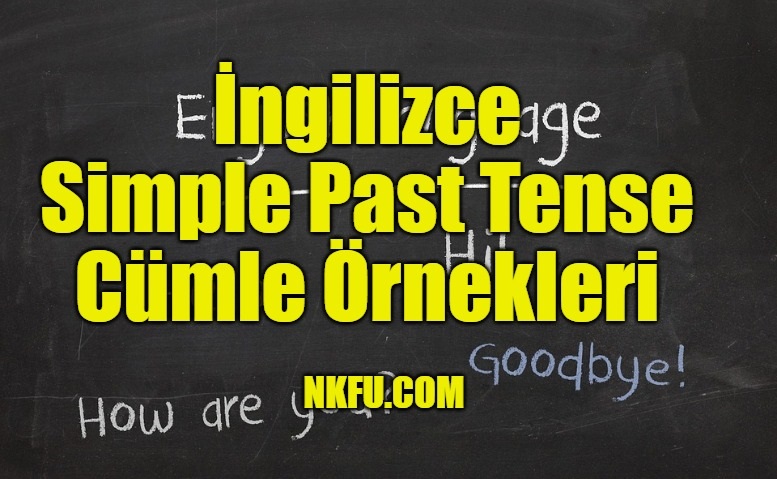 İngilizce Simple Past Tense Cümle Örnekleri