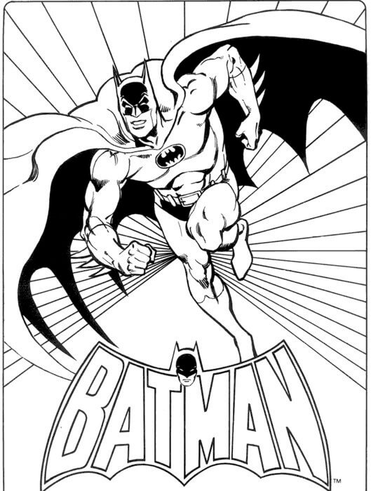 Batman Boyama Sayfaları