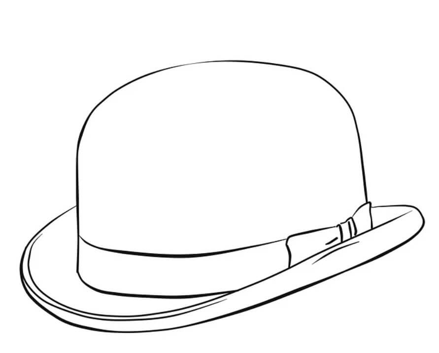 Şapka Boyama Sayfaları
