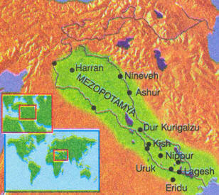 mezopotamya haritası