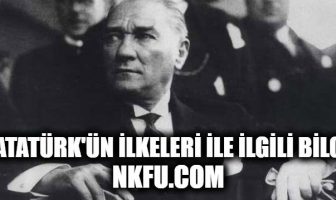 Atatürk İlkeleri İle İlgili Bilgi
