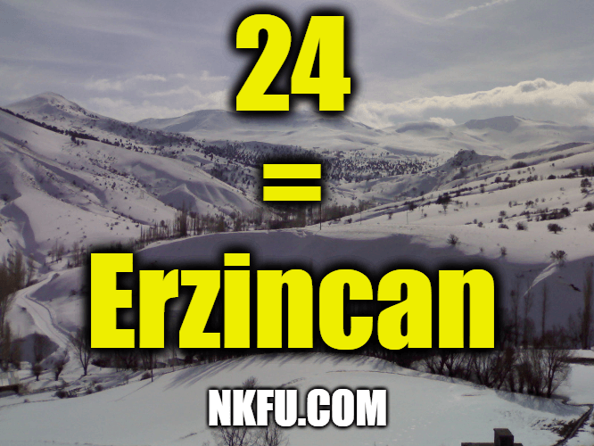 24 Plaka Erzincan