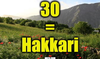 30 plaka hakkari