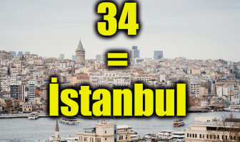 34 plaka İstanbul