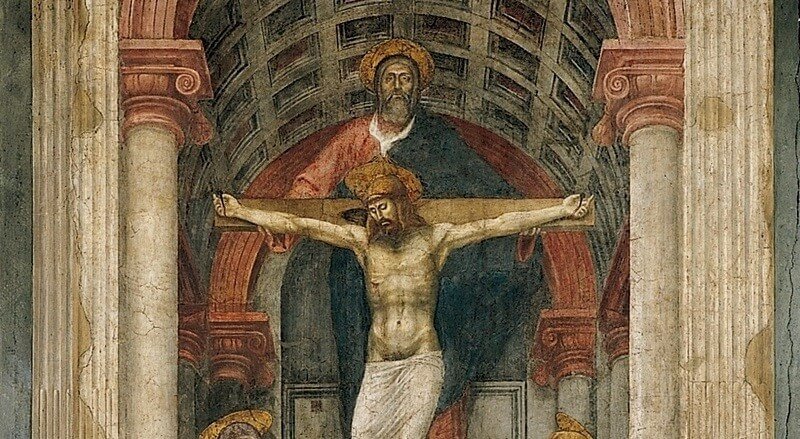 Santa Maria Novella'daki Kutsal Üçlü freskosu