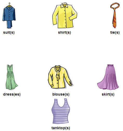 İngilizce Kıyafet İsimleri