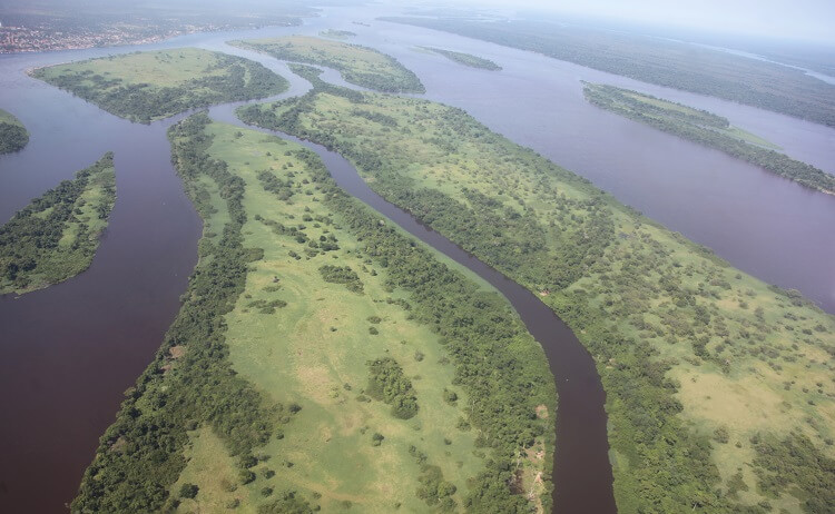 Kongo Nehri Havadan Görünüm