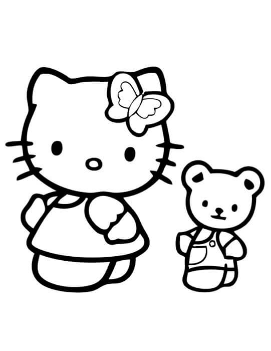 Hello Kitty Boyama Sayfaları
