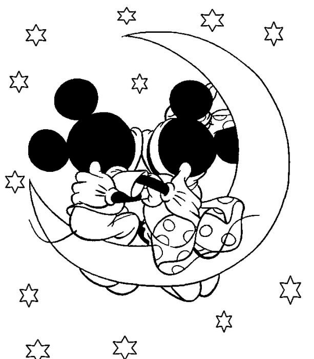 Mickey Mouse Boyama Sayfaları