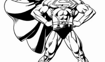 Süpermen Boyama Sayfaları