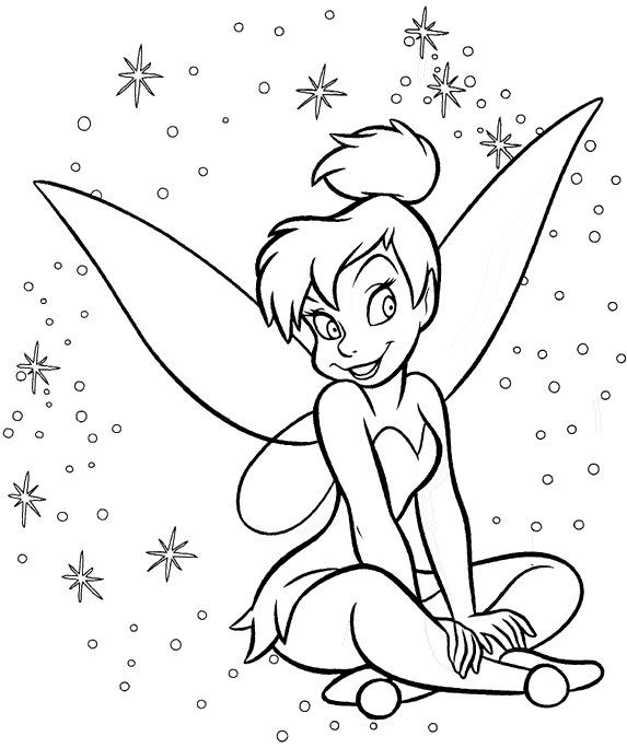 Tinker Bell Boyama Sayfaları