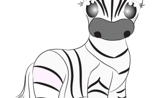 Zebra Boyama Sayfaları