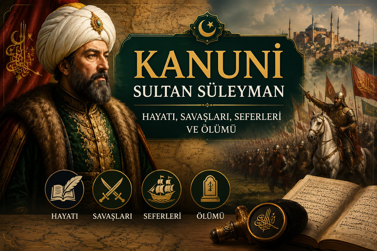 Kanuni Sultan Süleyman'ın Hayatı, Savaşları, Seferleri ve Ölümü