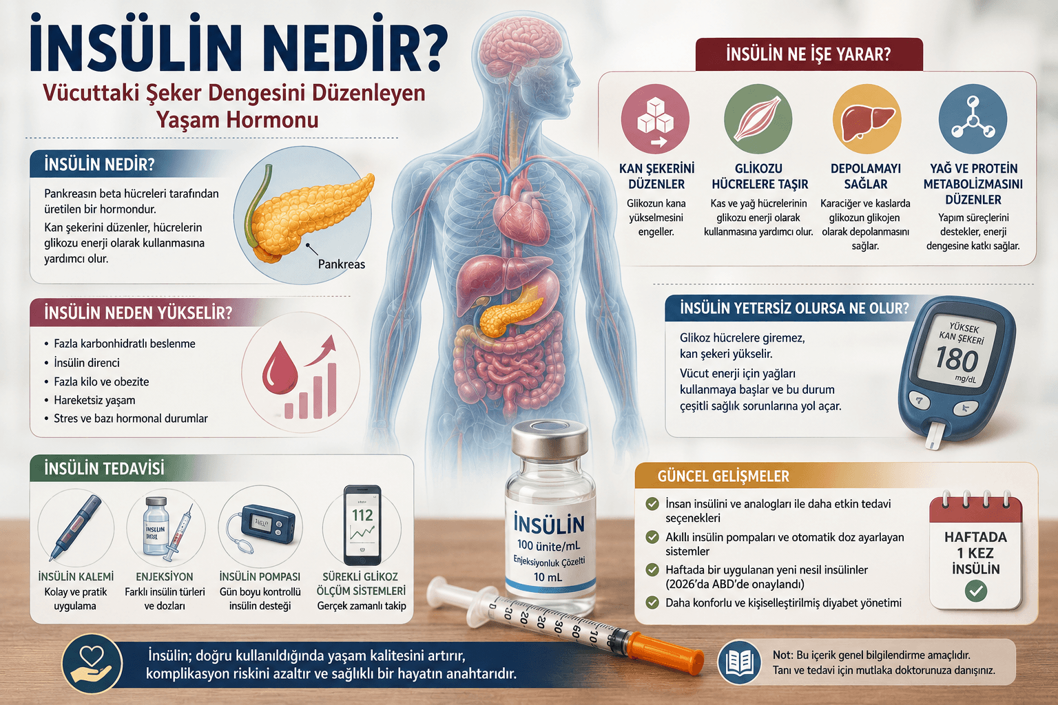 İnsülin Nedir? Ne İşe Yarar? Neden Yükselir? Özellikleri Nelerdir?