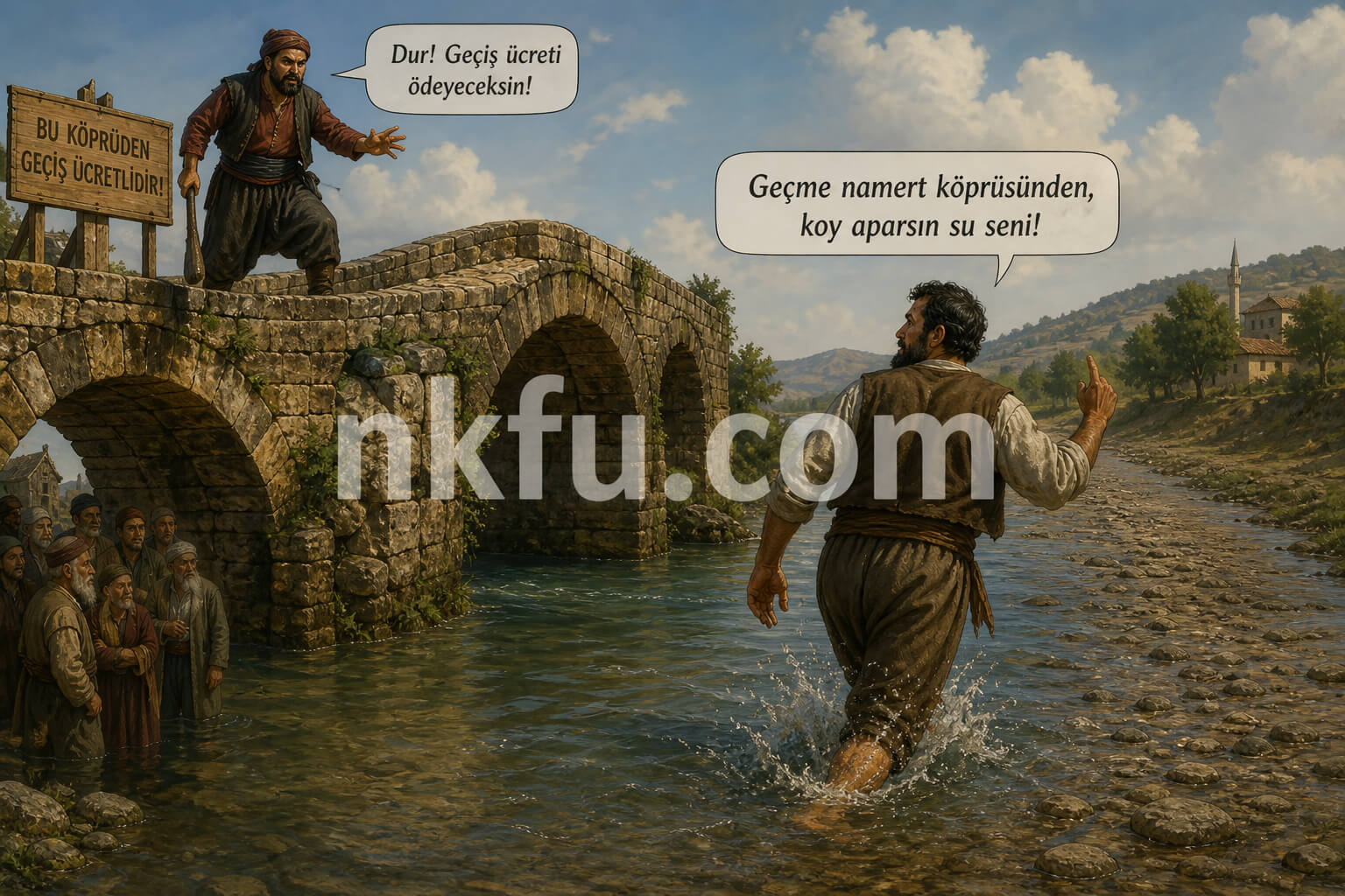 Geçme Namert Köprüsünden Ko Aparsın Su Seni