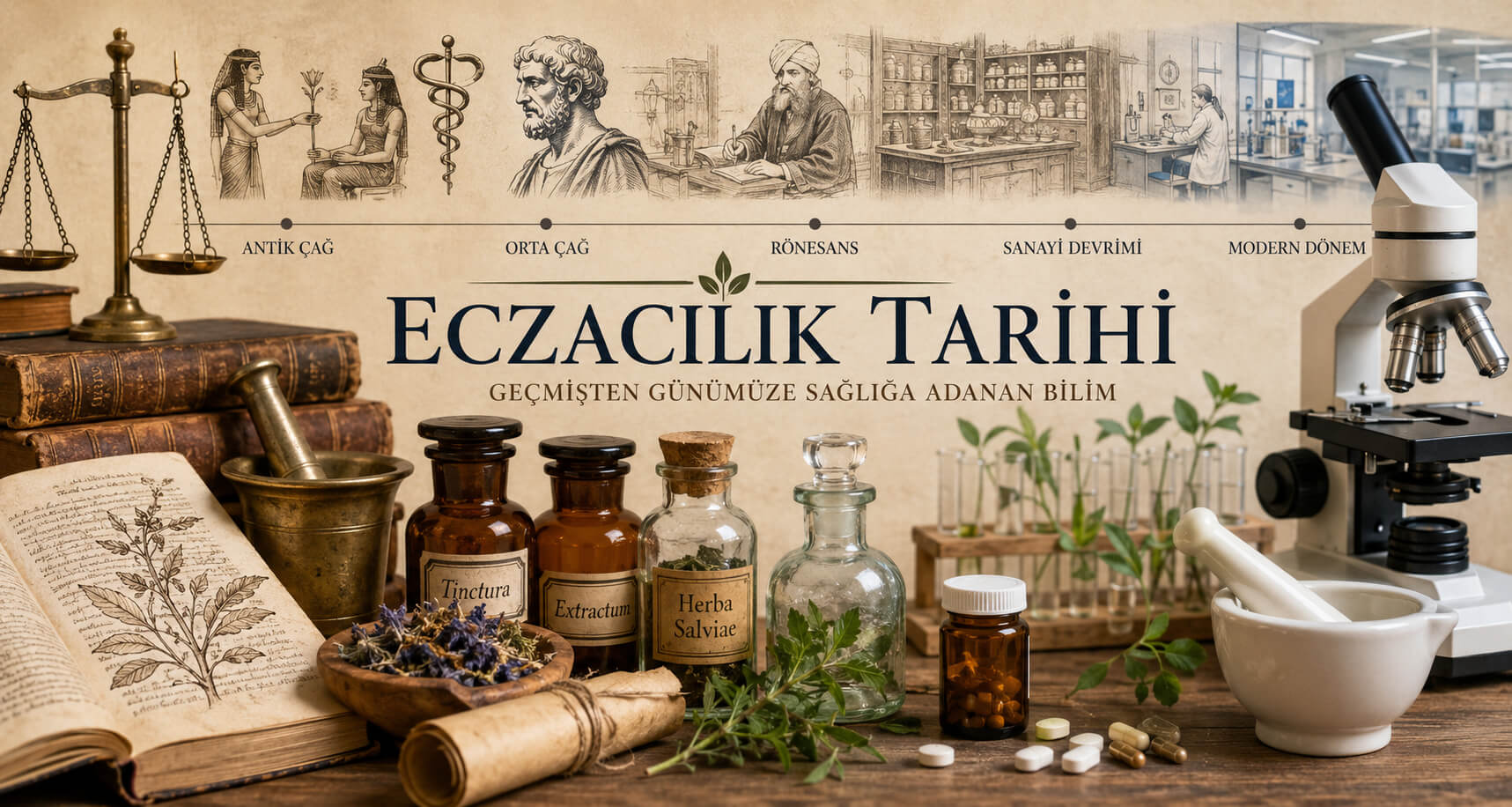 Eczacılık Mesleğinin Tarihçesi, Eczacılığın Doğuşu ve Tarihi Gelişimi