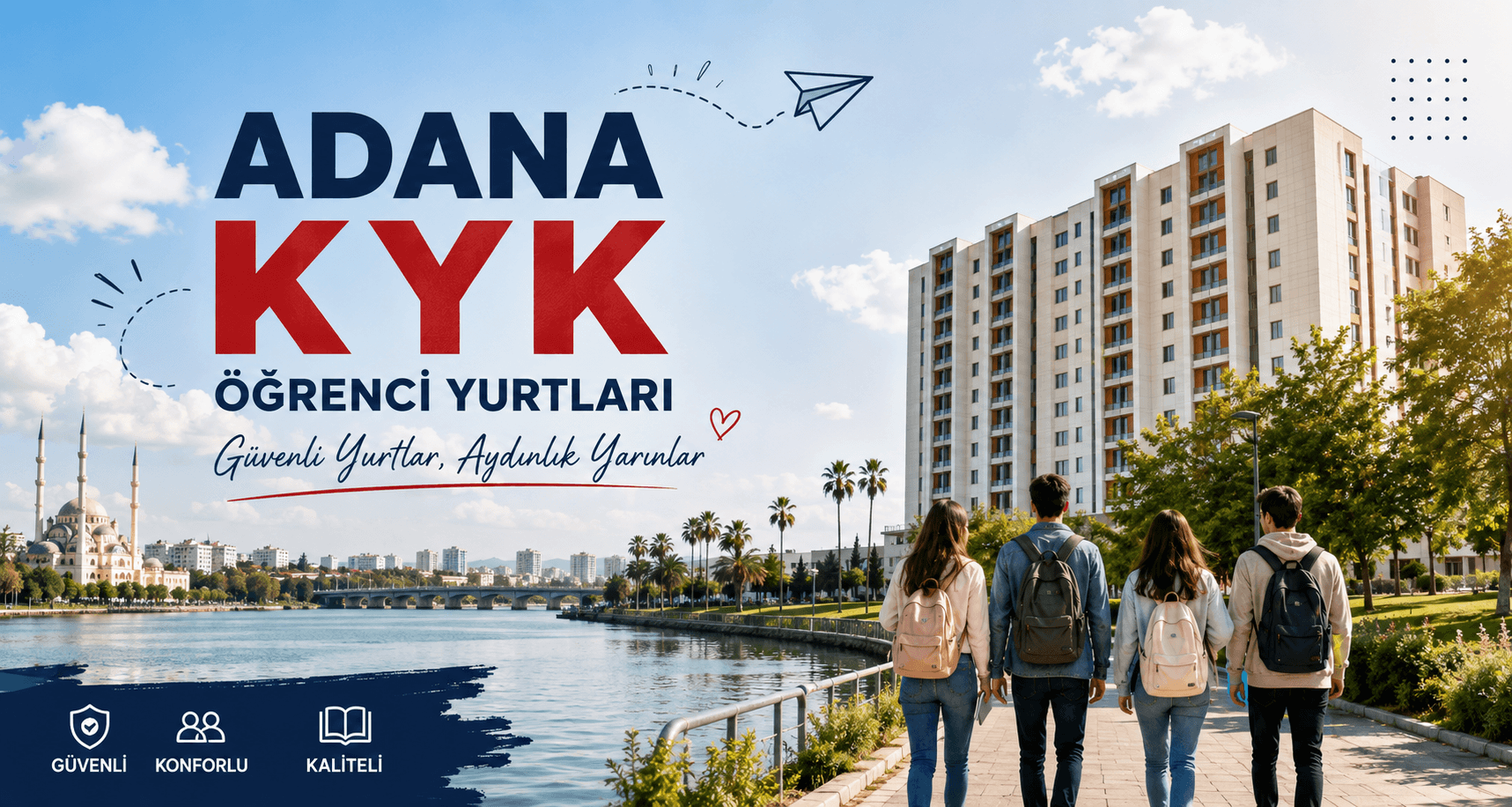 Adana Devlet (KYK) Öğrenci Yurtları Adres ve Telefonları, İletişim Bilgileri