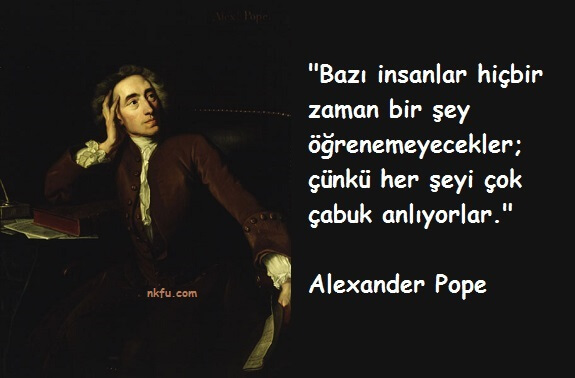 Alexander Pope Sözleri - Alıntıları