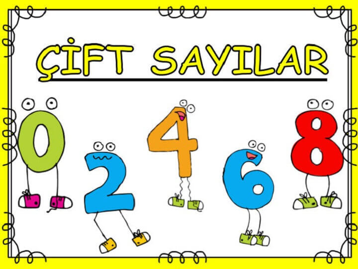 Tek ve Çift Sayılar Afiş Hazırlama (Etkinlik Örnekleri)