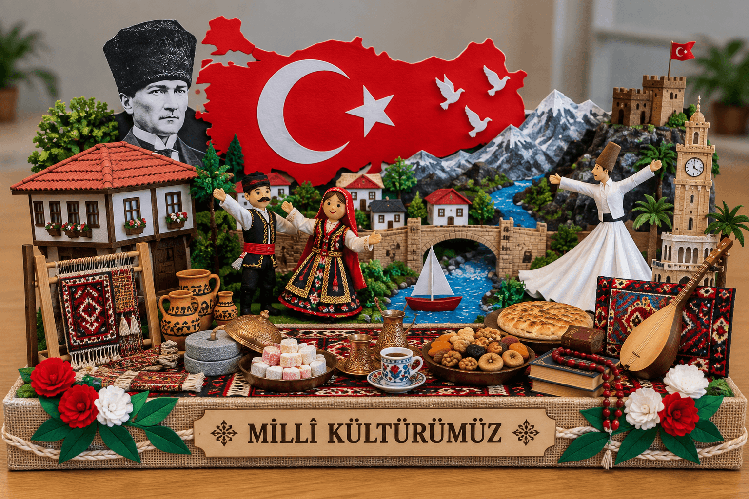 Milli Kültürümüz Konulu Maket Çalışması