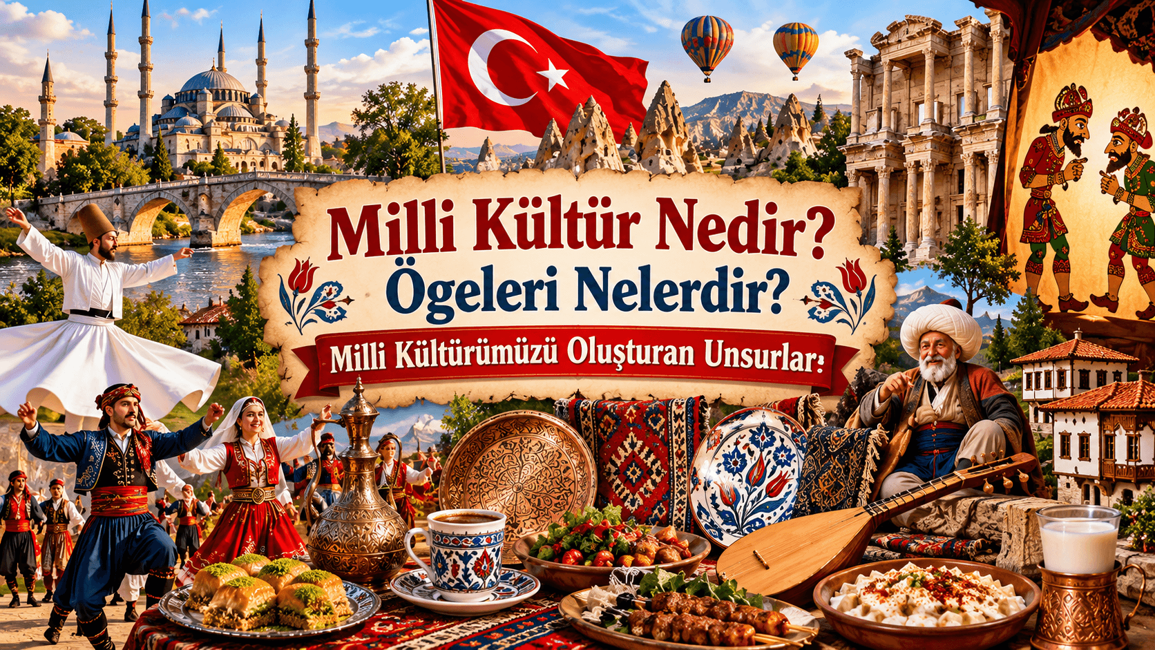 Milli Kültür Nedir? Ögeleri Nelerdir? Milli Kültürümüzü Oluşturan Unsurlar