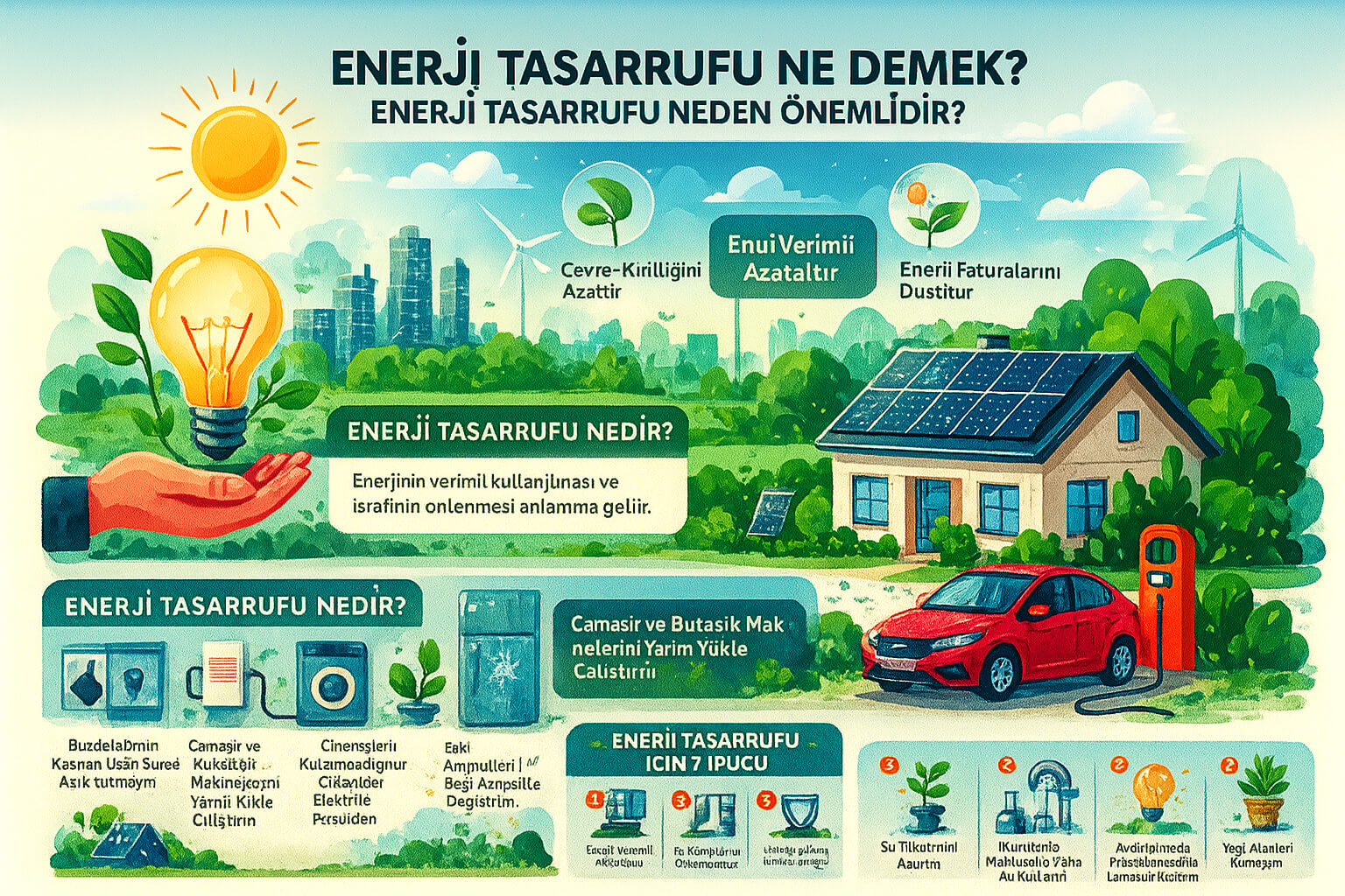 Enerji Tasarrufu Ne Demek, Enerji Tasarrufu Neden Önemlidir? Hakkında Yazı