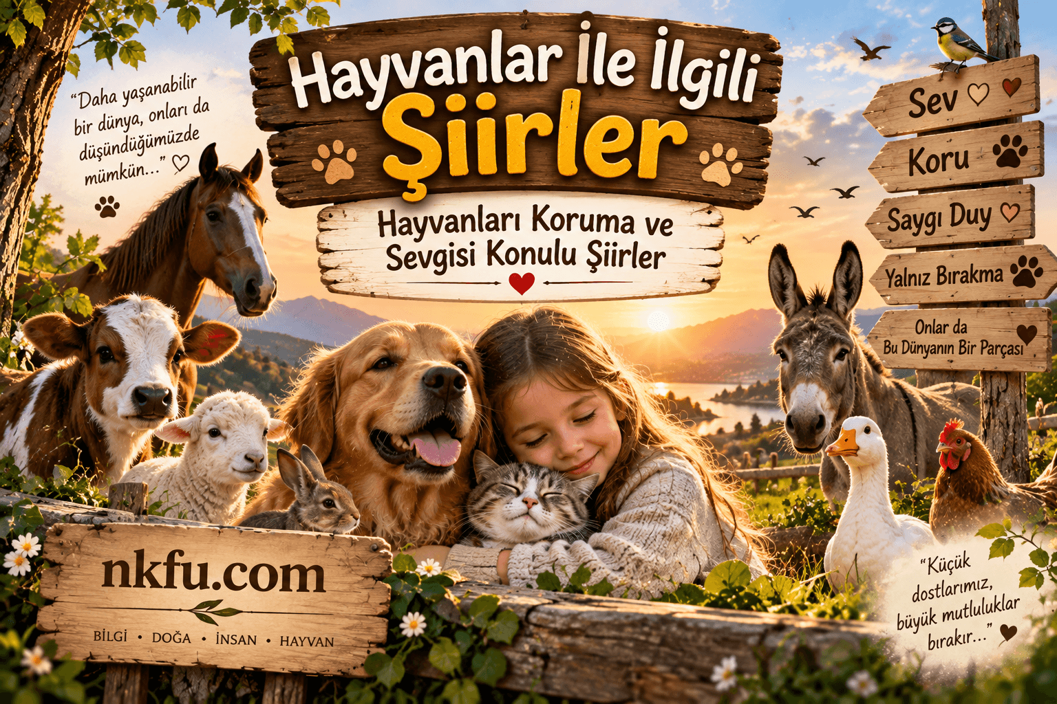 Hayvanlar İle İlgili Şiirler