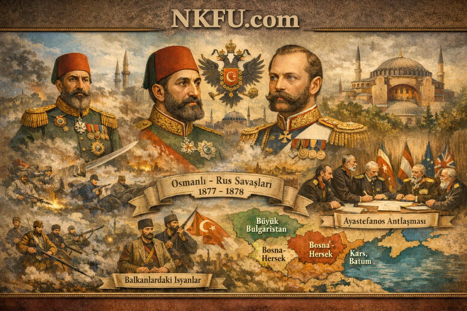 Osmanlı Rus Savaşı, Ayastefanos ve Berlin Antlaşmaları Hakkında Bilgi