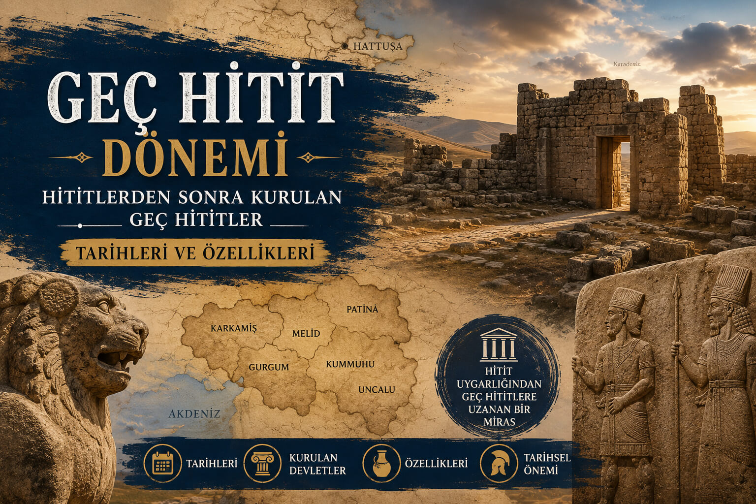 Geç Hitit Dönemi, Hititlerden Sonra Kurulan Geç Hititler Tarihleri ve Özellikleri
