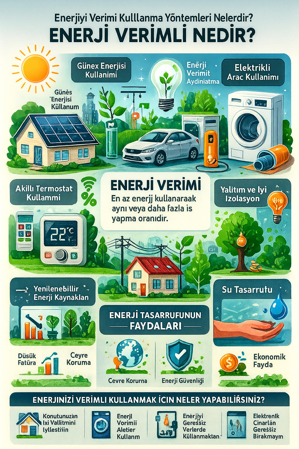 Enerjiyi Verimli Kullanma Yöntemleri