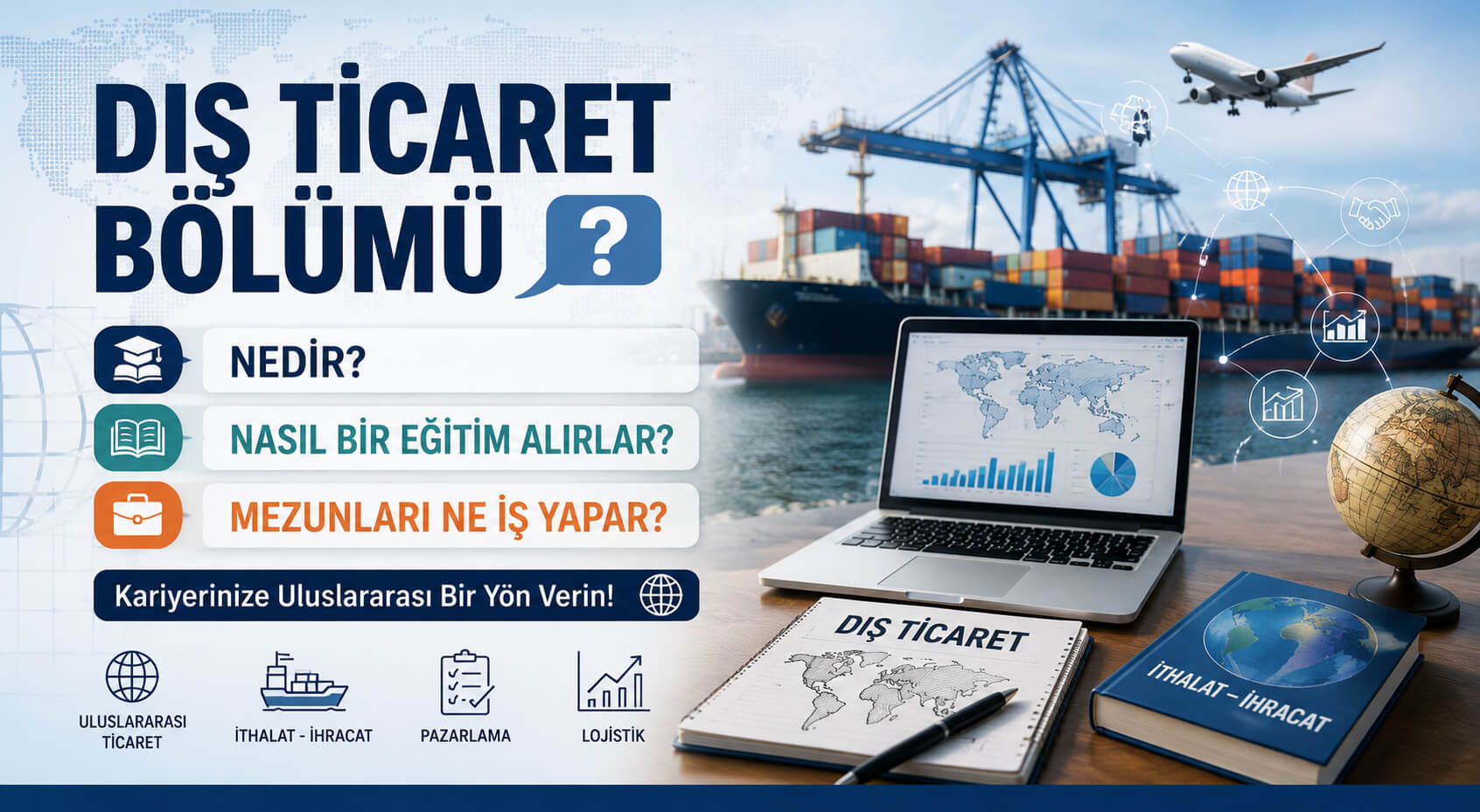 Dış Ticaret Bölümü Nedir? Nasıl Bir Eğitim Alırlar? Mezunları Ne İş Yapar?