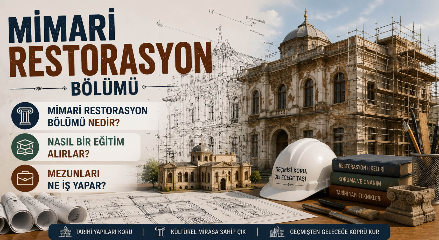 Mimari Restorasyon Bölümü Nedir? Nasıl Bir Eğitim Alırlar? Mezunları Ne İş Yapar?