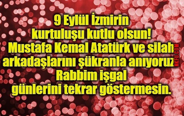 9 Eylül İzmir'in Kurtuluş Günü Kutlama Mesajları