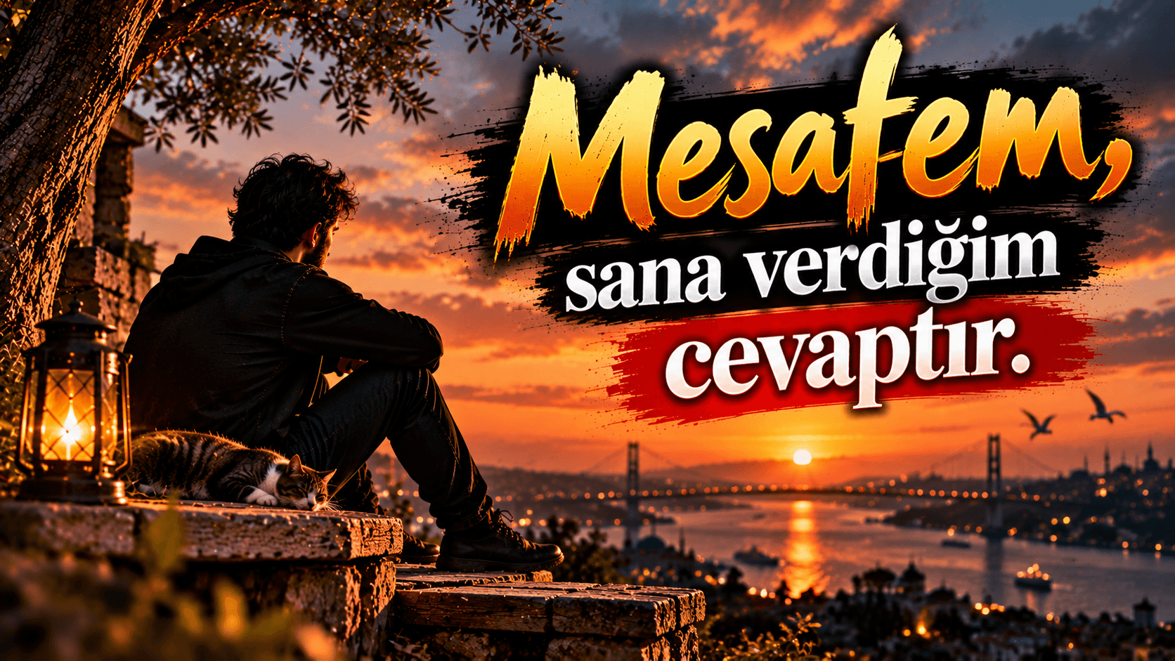 Mesafem sana verdiğim cevaptır