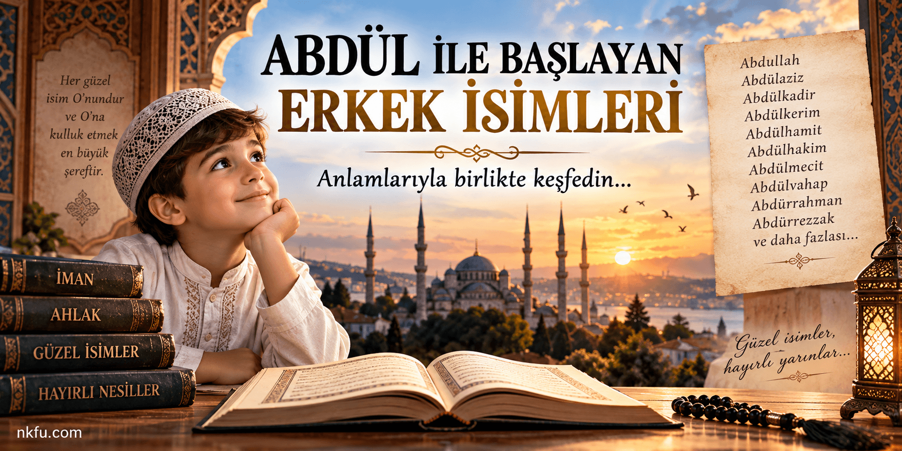 Abdul (Abdül) ile Başlayan Erkek İsimleri ve Anlamları