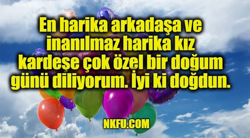 Ablaya ve Kız Kardeşe Doğum Günü Mesajları, Resimli Doğum Günü Kutlamaları