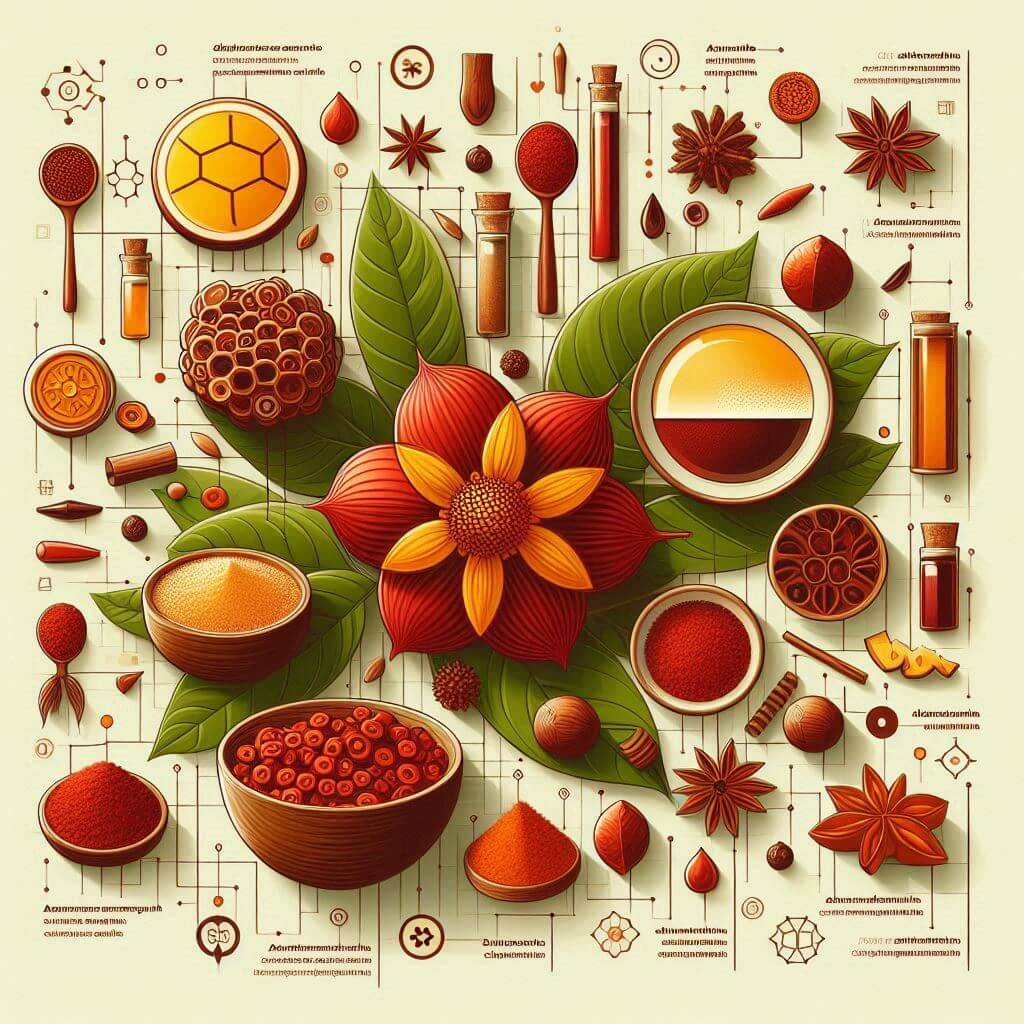 Achiote ya da Annatto Bitkisi