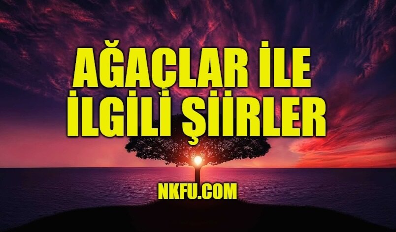Ağaçlar İle İlgili Şiirler