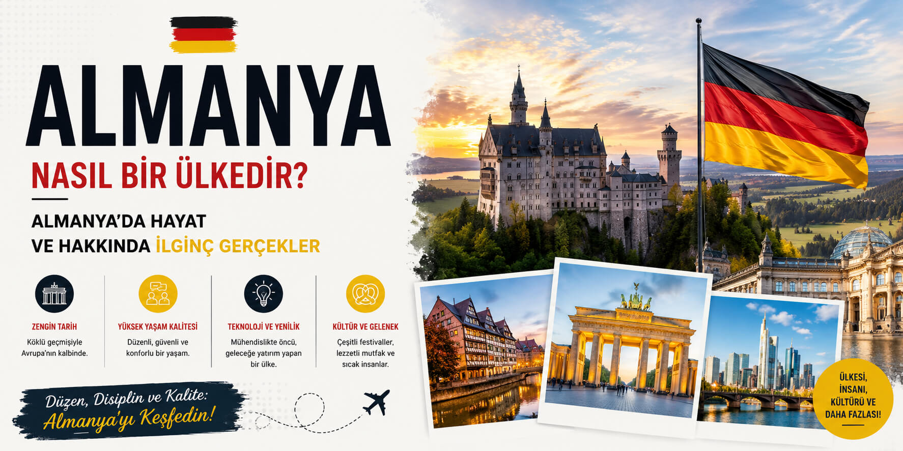 Almanya Nasıl Bir Ülkedir? Almanya'da Hayat ve Hakkında İlginç Gerçekler